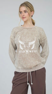 Wild West Mineral Washed Sweatshirt