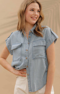 Stripe Button Down