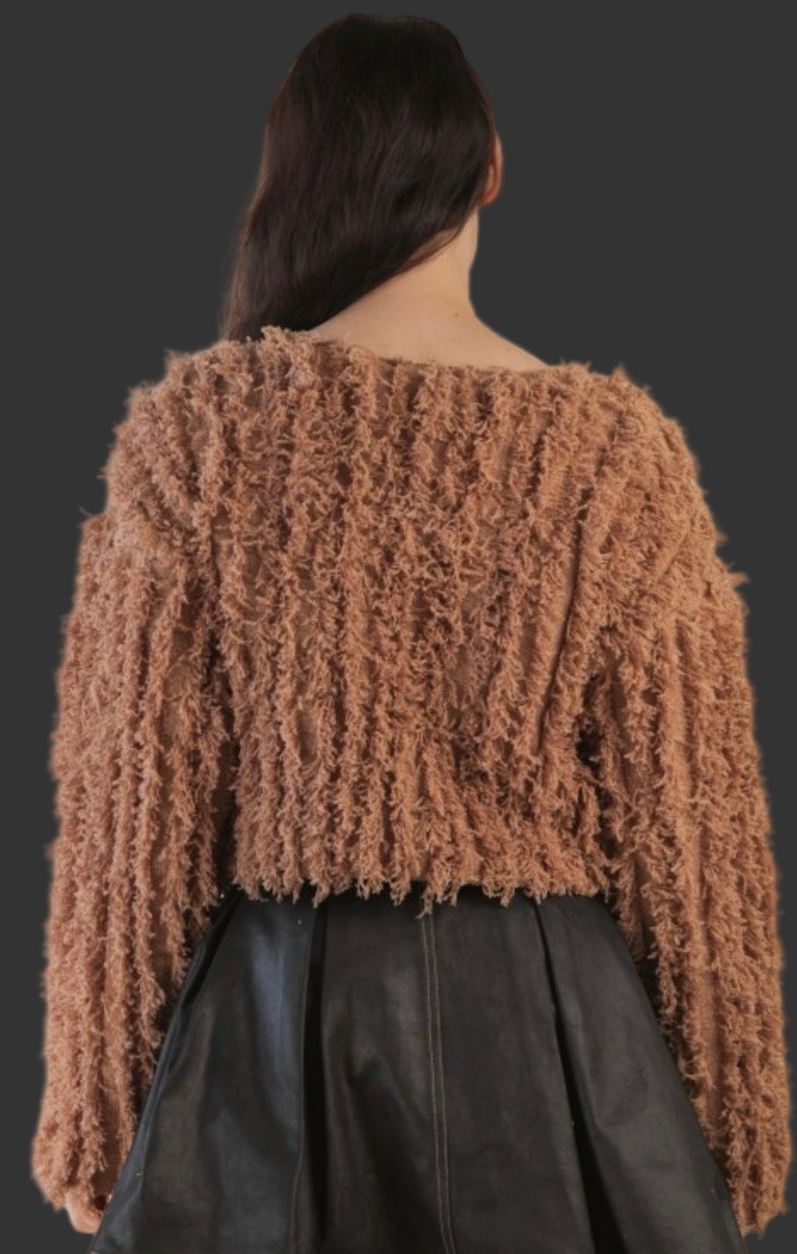 Shaggy Yarn Knit Sweater