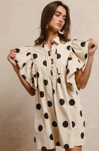 Make A Statement Dot Dress