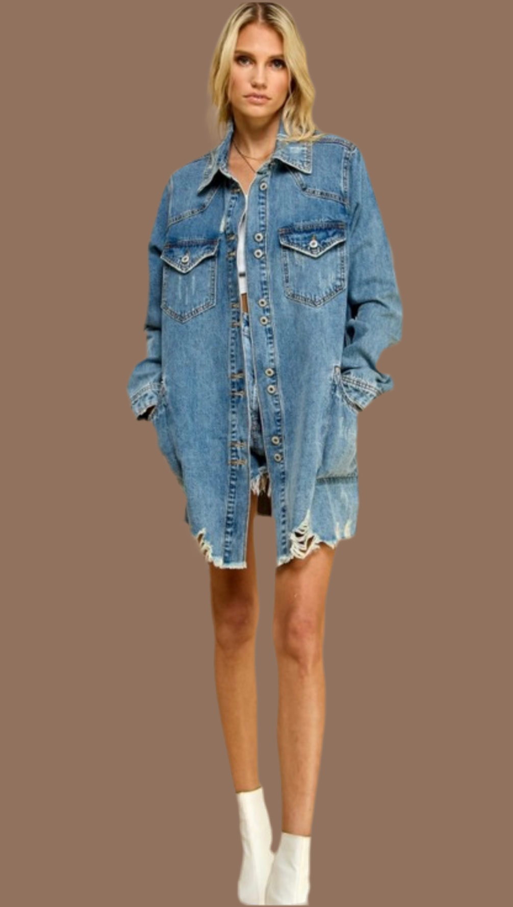 Billie Jean Oversized Shacket
