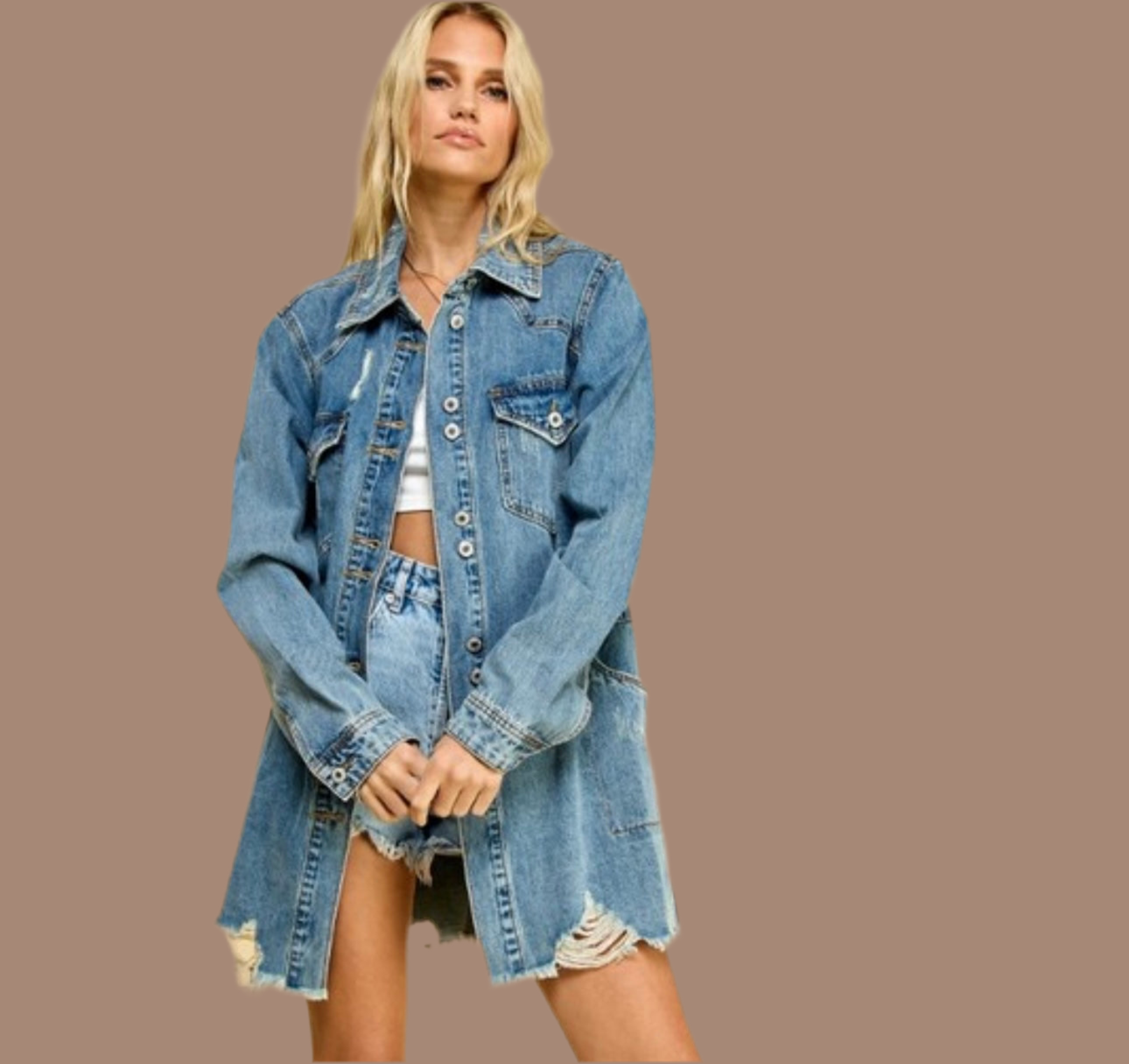 Billie Jean Oversized Shacket