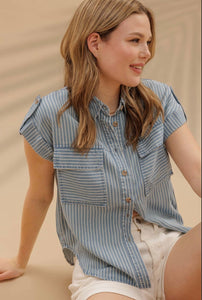 Stripe Button Down