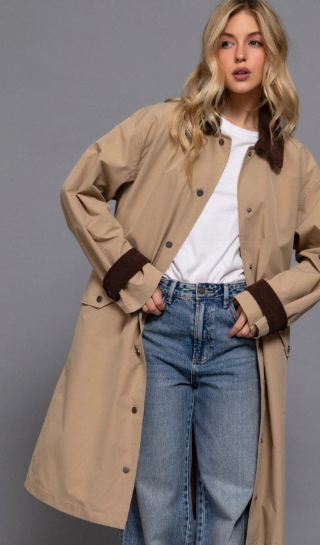 London Trench Coat -Tan