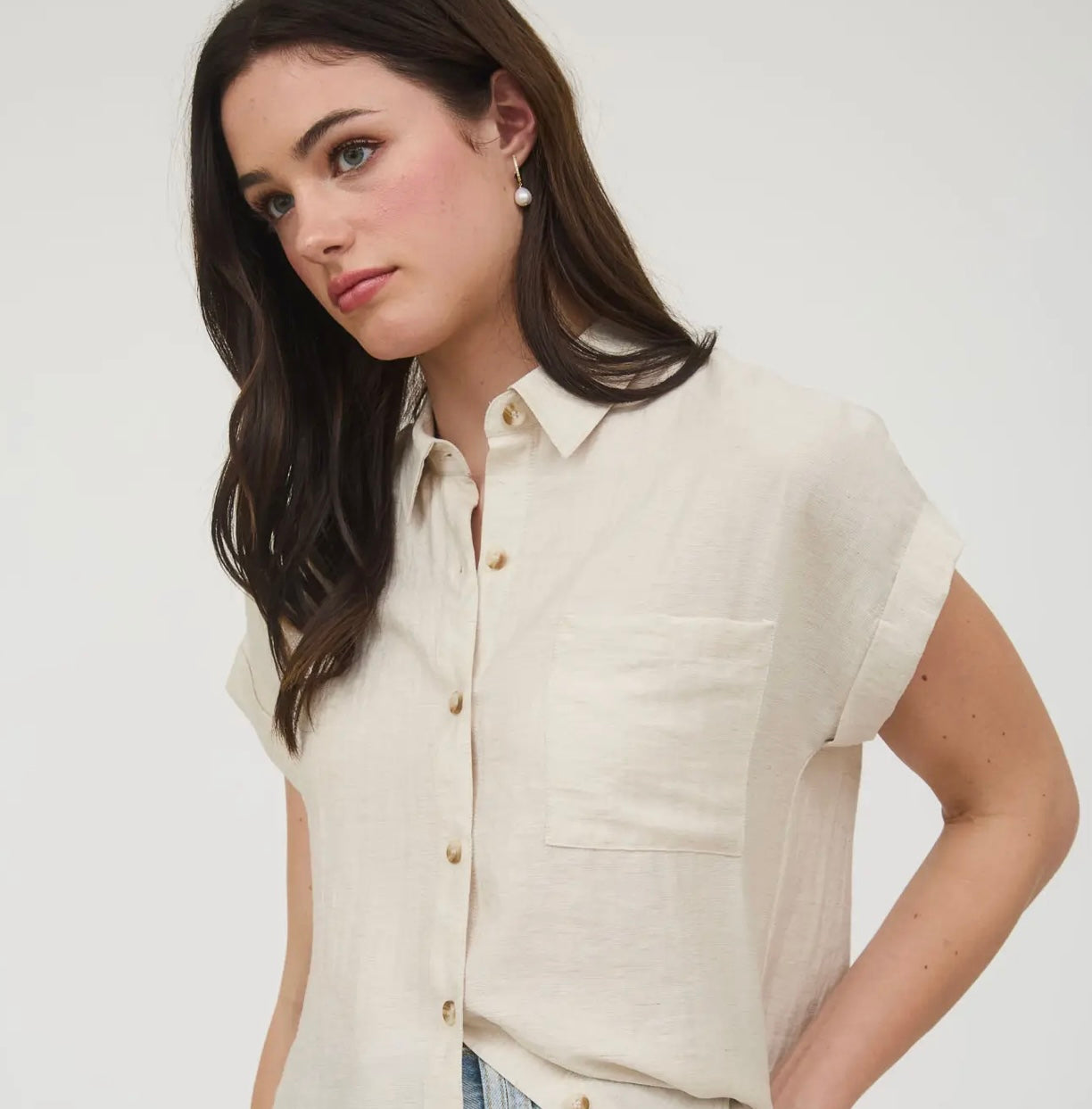Collard & Cuff Shirt/Blouse