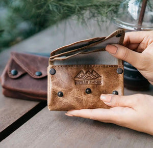 Leather Accordion Wallet