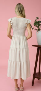 Sadi Summer Dress Kahki