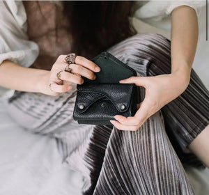 Leather Accordion Wallet
