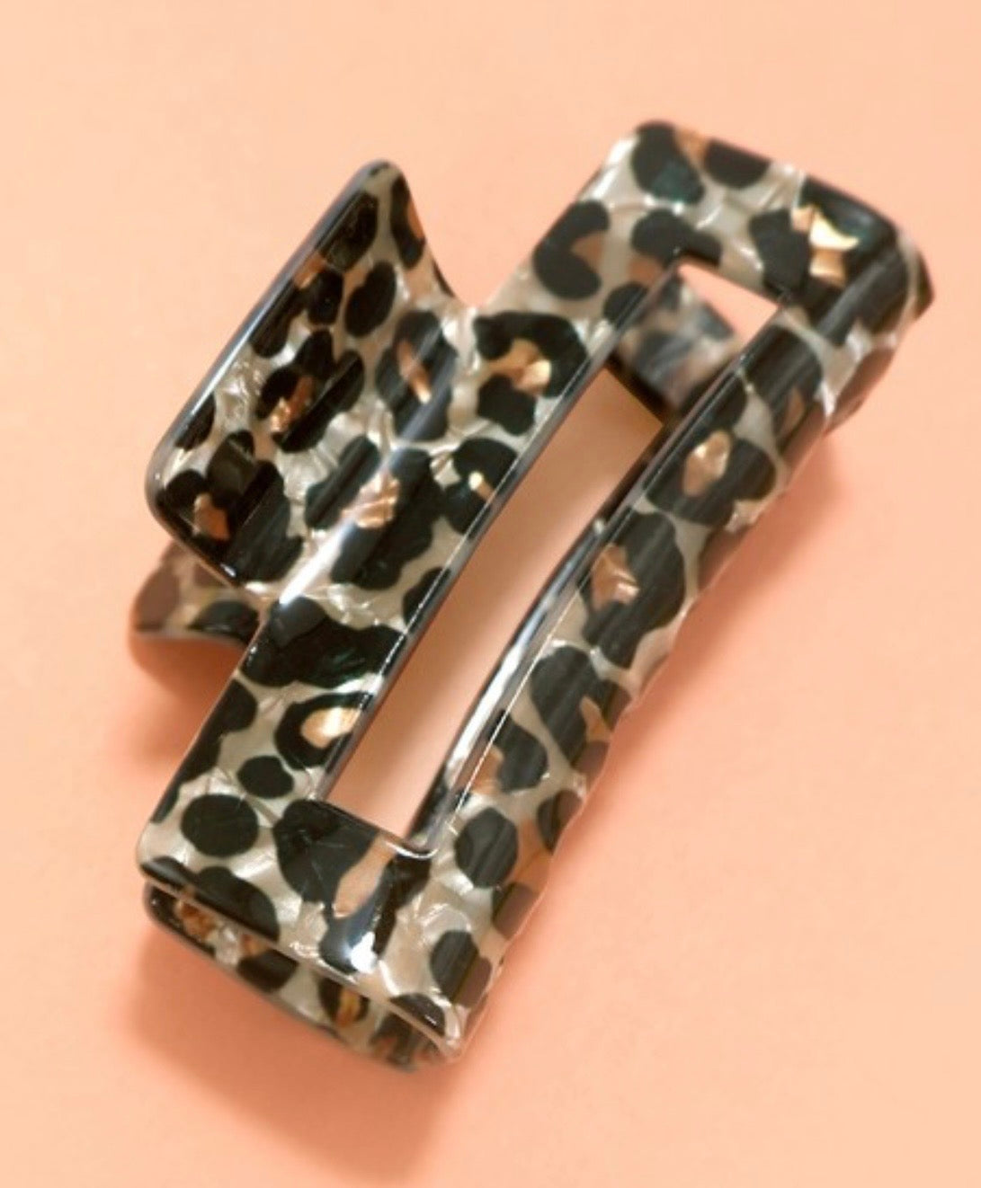 Leopard Design Claw clip