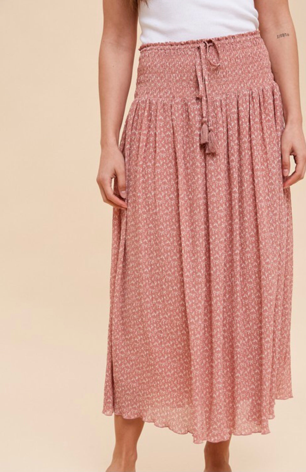 Mauve MIDI Skirt