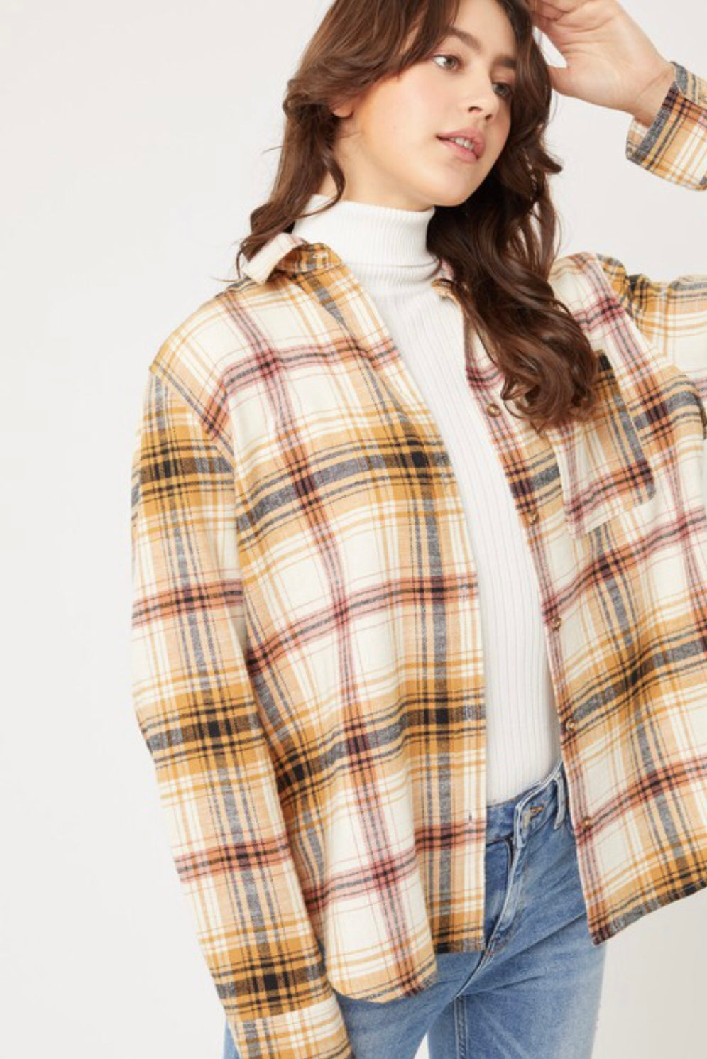 Saffron Flannel Shirt